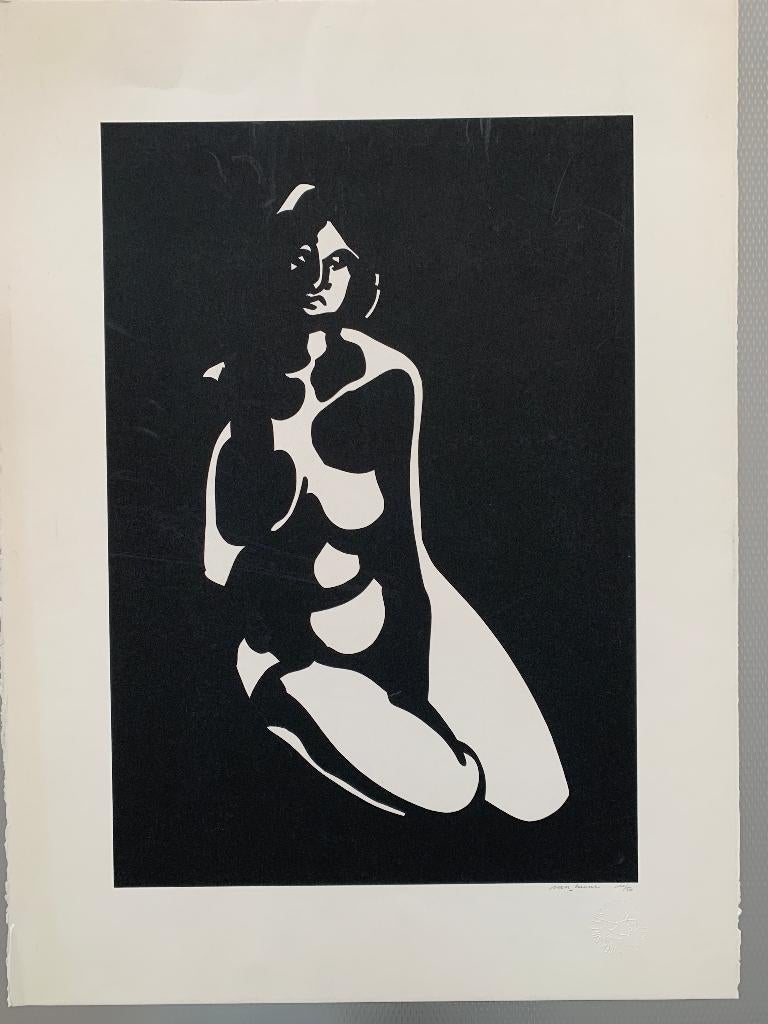 Maurits Van Saene - houtsnede, Ophalen of Verzenden, Houtsnede, Genummerd