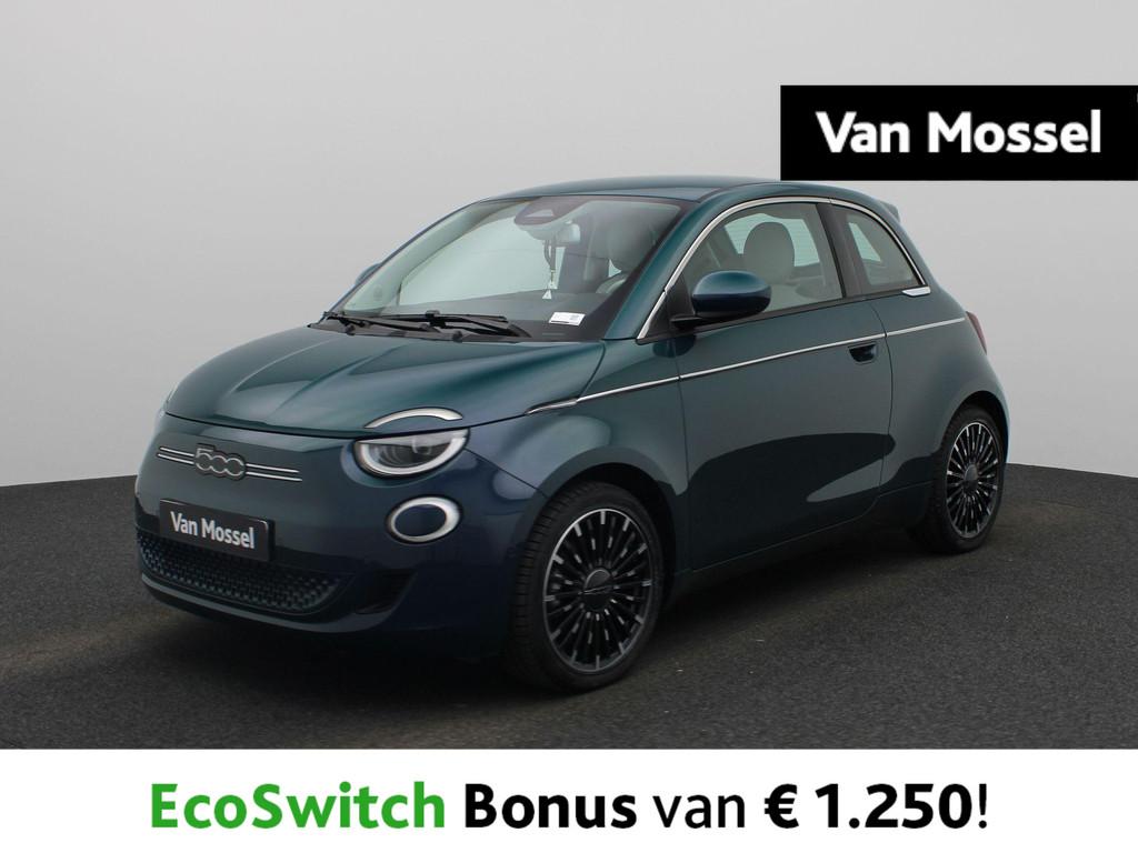 Fiat 500 500e 42 kWh La Prima, Auto's, Fiat, 4 zetels, Stof, 310 km, Cruise Control