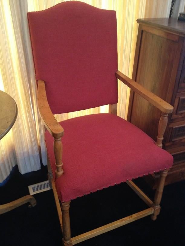 STOFFEN ARMSTOEL "Ralph Lauren" FAUTEUIL - ZETEL Flamant, Maison & Meubles, Enlèvement, Comme neuf