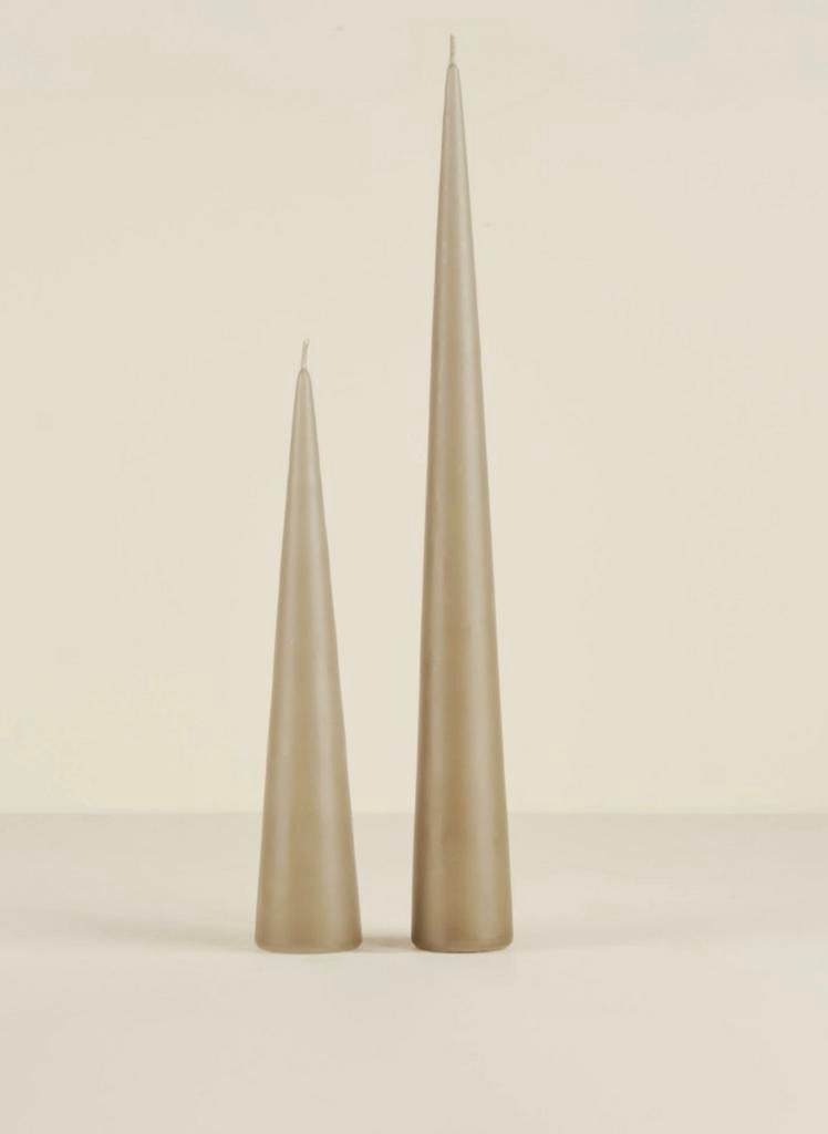 Kaarsen Ester en Erik, Huis en Inrichting, Ophalen, Beige