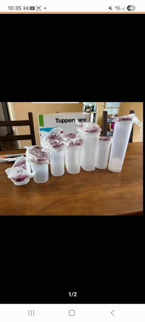 Nieuwe ruimtespaarders van tupperware+gratis verzending, Huis en Inrichting, Keuken | Tupperware, Ophalen of Verzenden, Nieuw