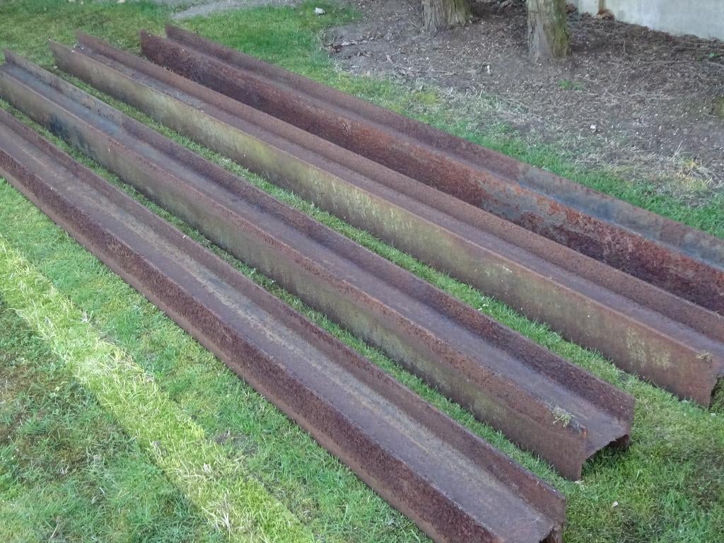 Ijzeren poutrelle's, Doe-het-zelf en Bouw, Metalen, Ophalen, Gebruikt, IJzer
