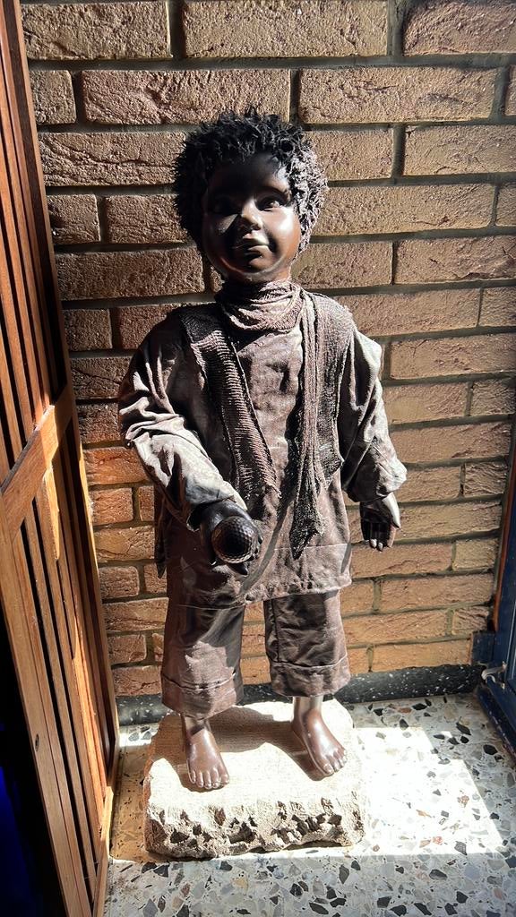 Groot vintage beeld ongeveer 85 centimeter hoog., Ophalen, Zo goed als nieuw