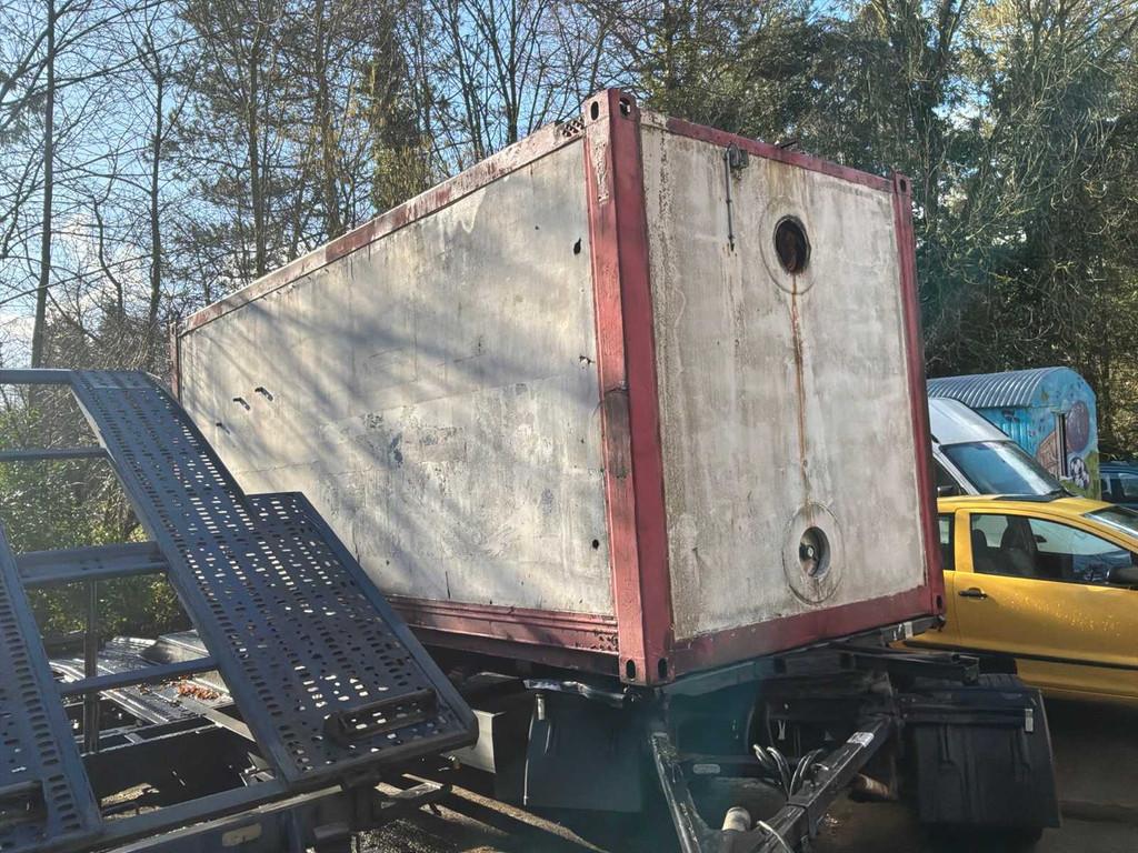 2019 Krone AZ Oplegger met container, Auto's, Overige brandstoffen, Bedrijf, Aanhangers en Opleggers, Te koop