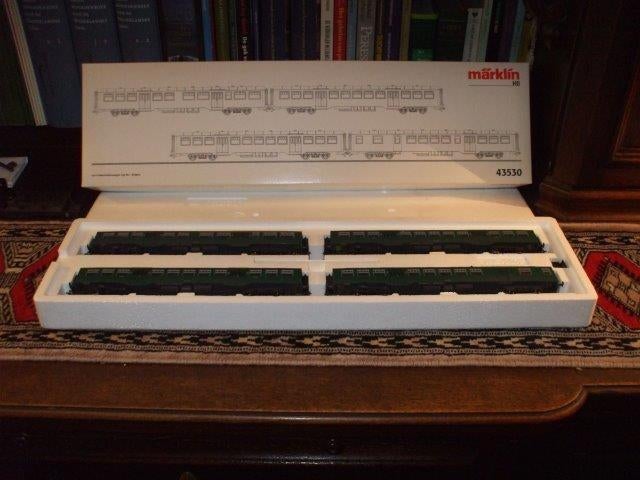 Märklin groen NMBS M2 set 43530, Courant alternatif, Wagon, Comme neuf, Enlèvement