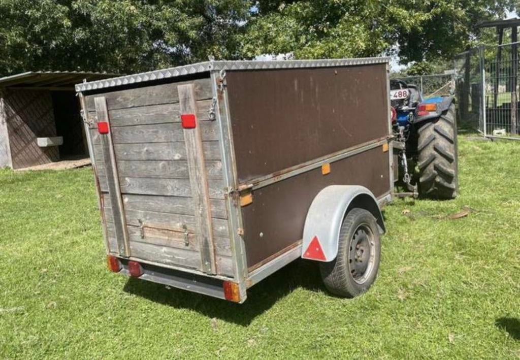 Shetlander of klein vee trailer, Auto diversen, Aanhangers en Bagagewagens, Ophalen, Zo goed als nieuw