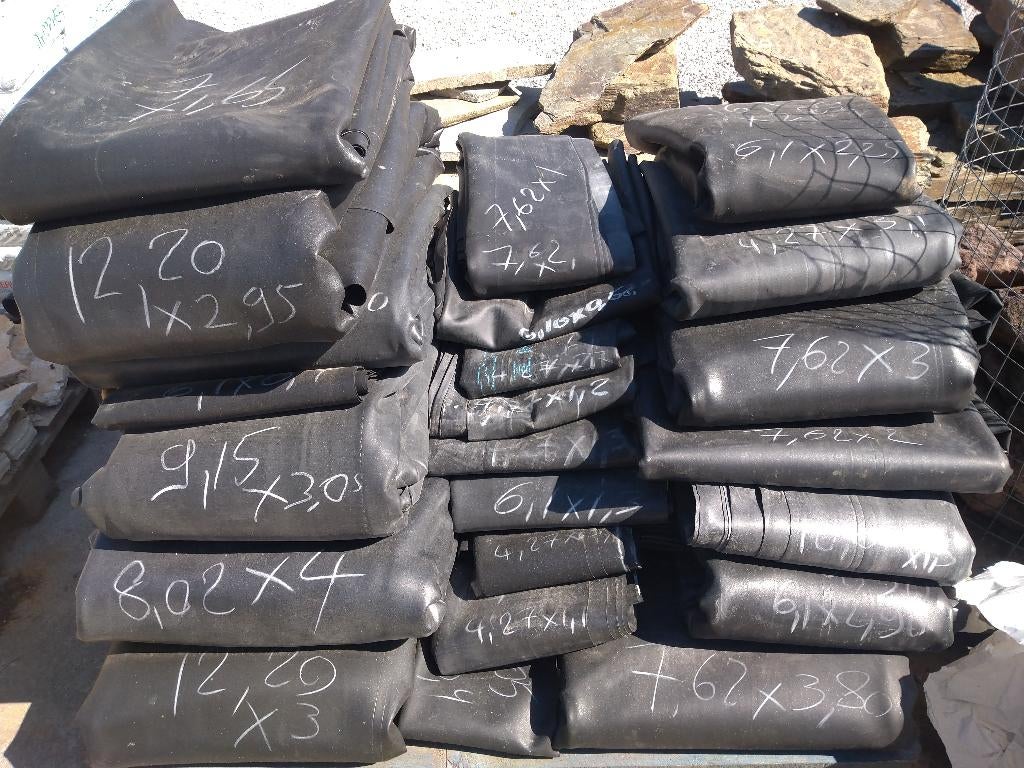 Chute de bâche EPDM, Bricolage & Construction, Membrane goudronnée, Enlèvement ou Envoi, Synthétique, Noir