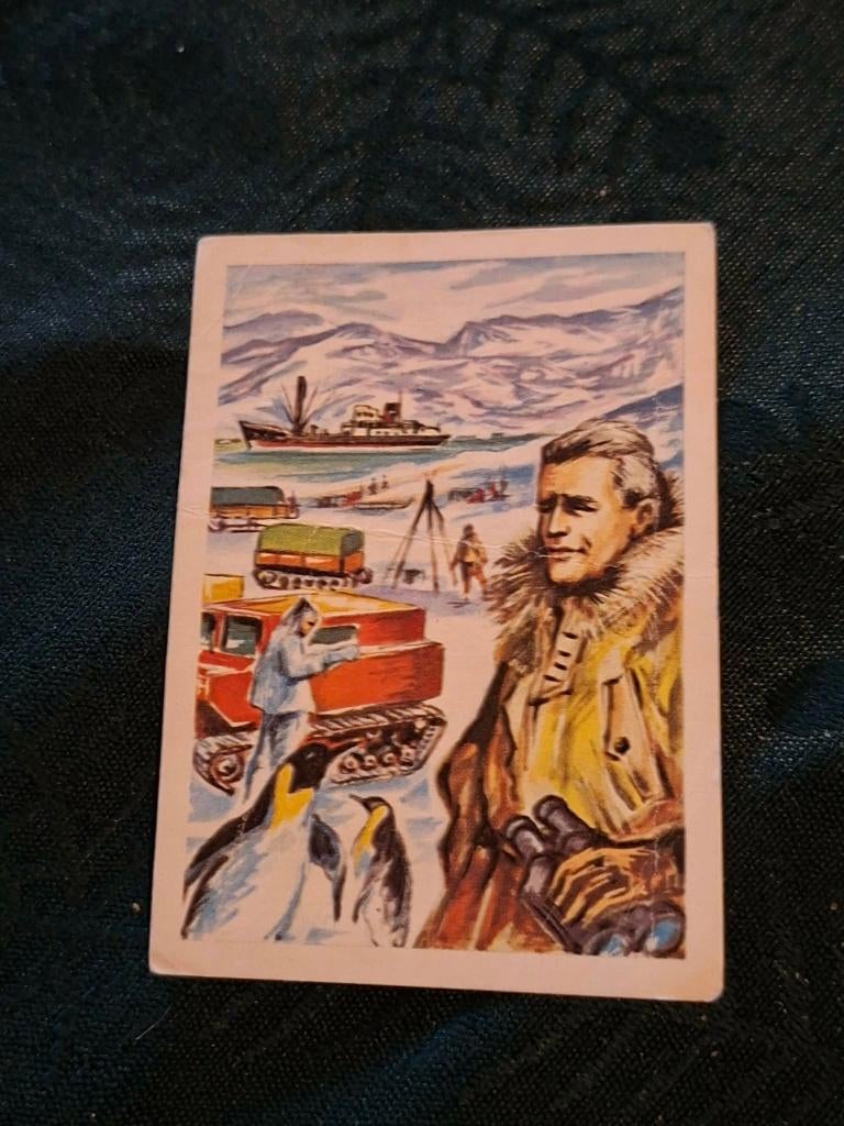 Prentje/Chromo : Poolexpedities/Chocolade Jacques, Enlèvement ou Envoi, Gravure, Utilisé, Autres sujets/thèmes