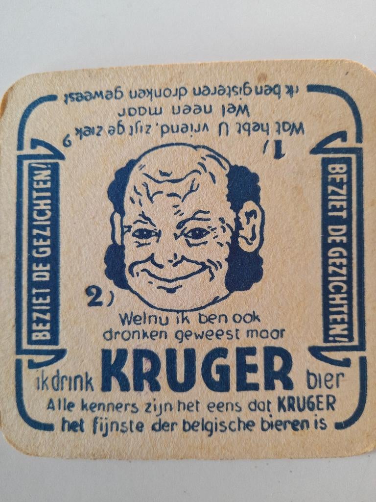 Tapis à bière Kruger, Enlèvement ou Envoi