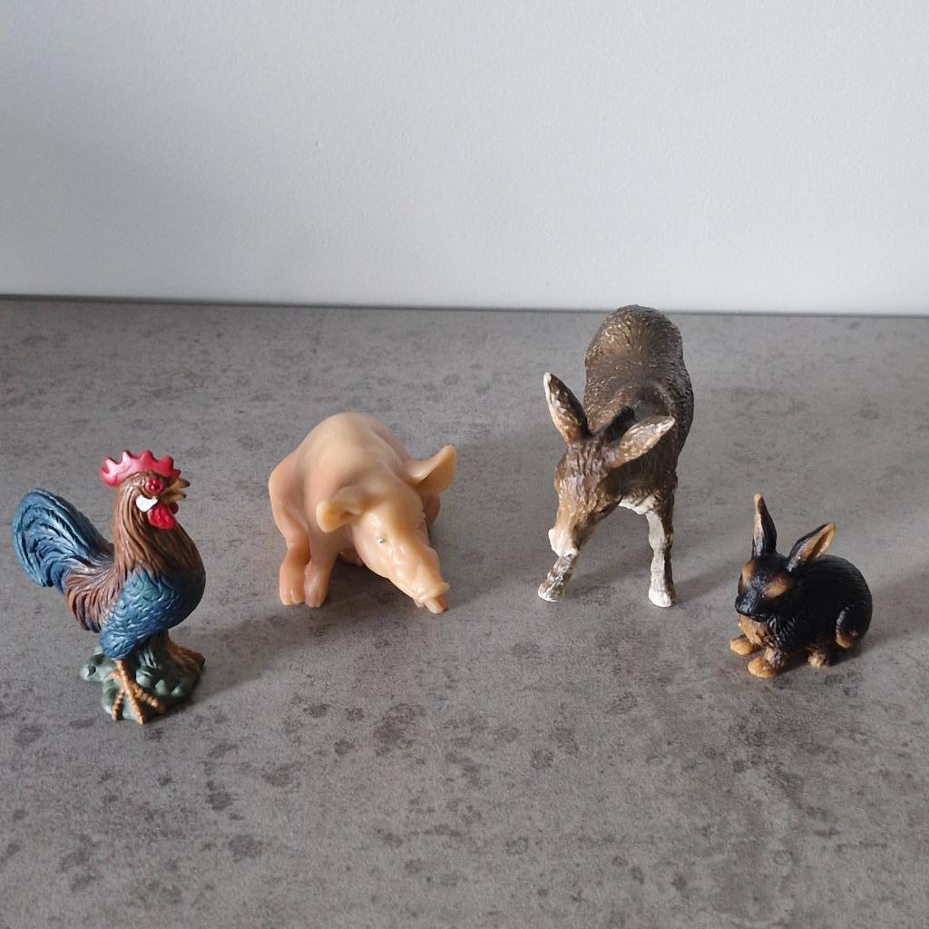 Sleigh - ezel, varken, konijn en haan, Ophalen of Verzenden, Gebruikt