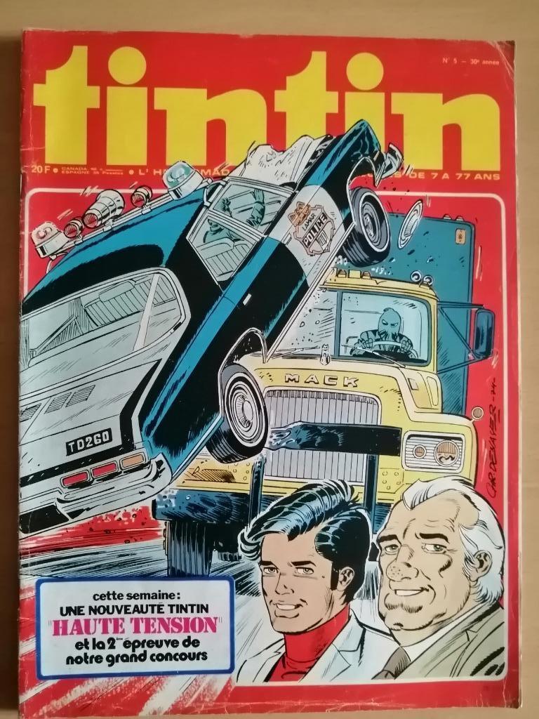 Le journal de Tintin numéro 5 - 1975, Collections, Enlèvement ou Envoi, Journal