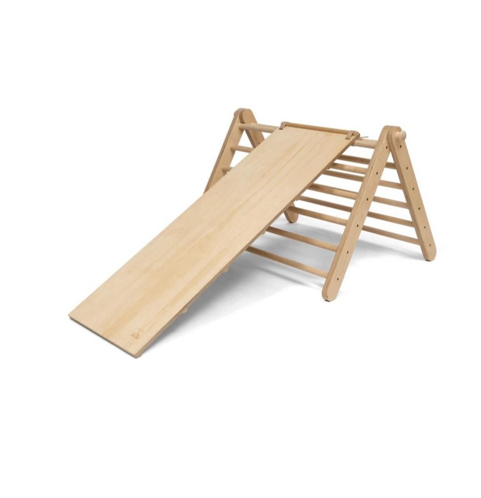 Houten glijbaan en klimrek, Enlèvement, Comme neuf, Autres types