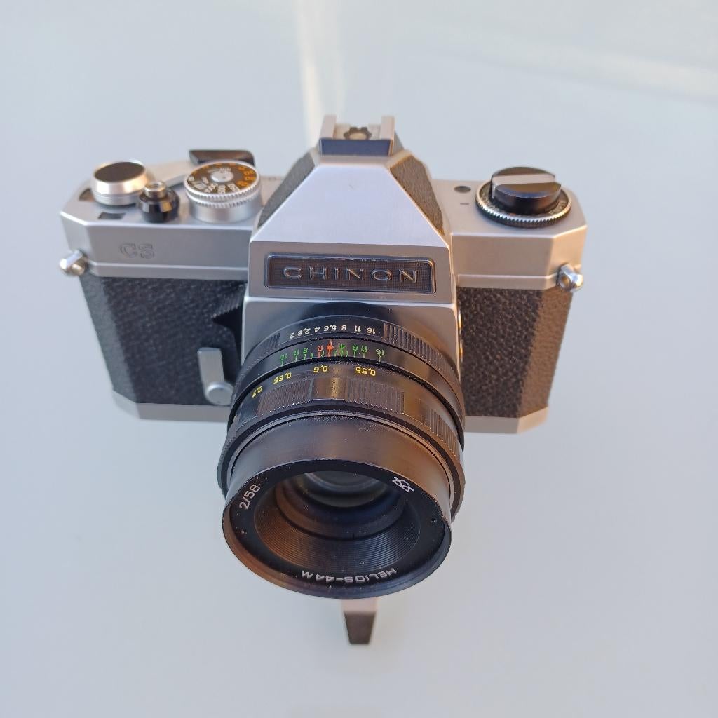 Vintage Chinon CS spiegelreflexcamera, Audio, Tv en Foto, Fotocamera's Analoog, Ophalen of Verzenden, Gebruikt, Spiegelreflex