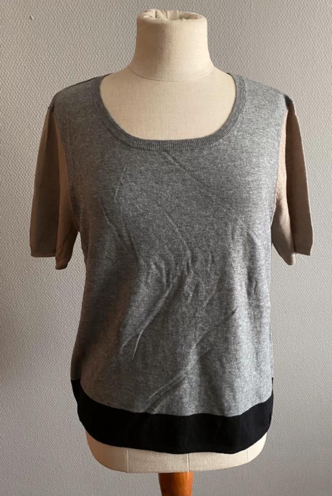 Grijs topje Devernois maat XL, Manches courtes, Comme neuf, Devernois, Envoi