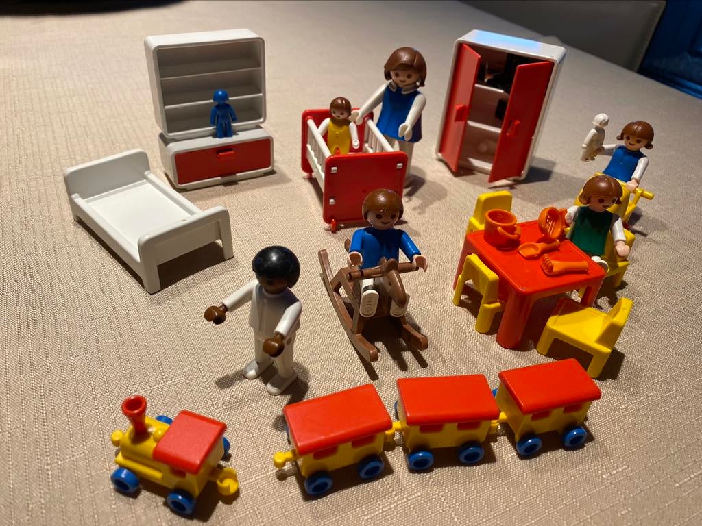 VINTAGE - Playmobil - Chambre d'enfant 3290, Enlèvement ou Envoi, Utilisé