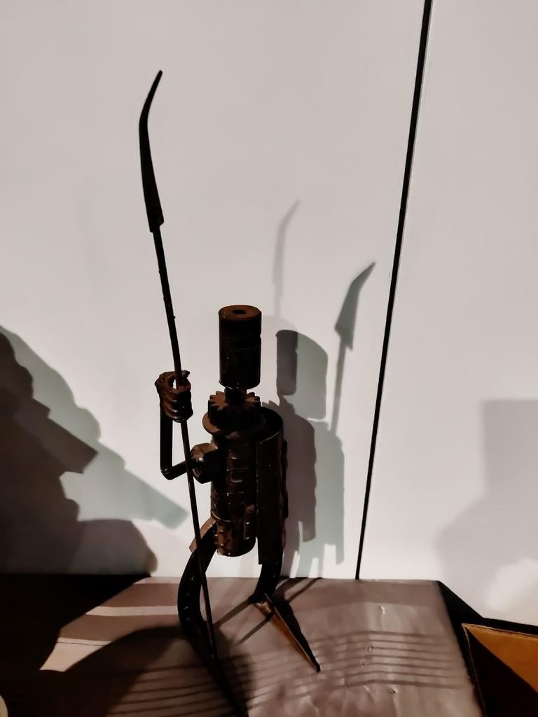 Smeedwerk don Quichot beeld van Michel Jarry, Ophalen of Verzenden