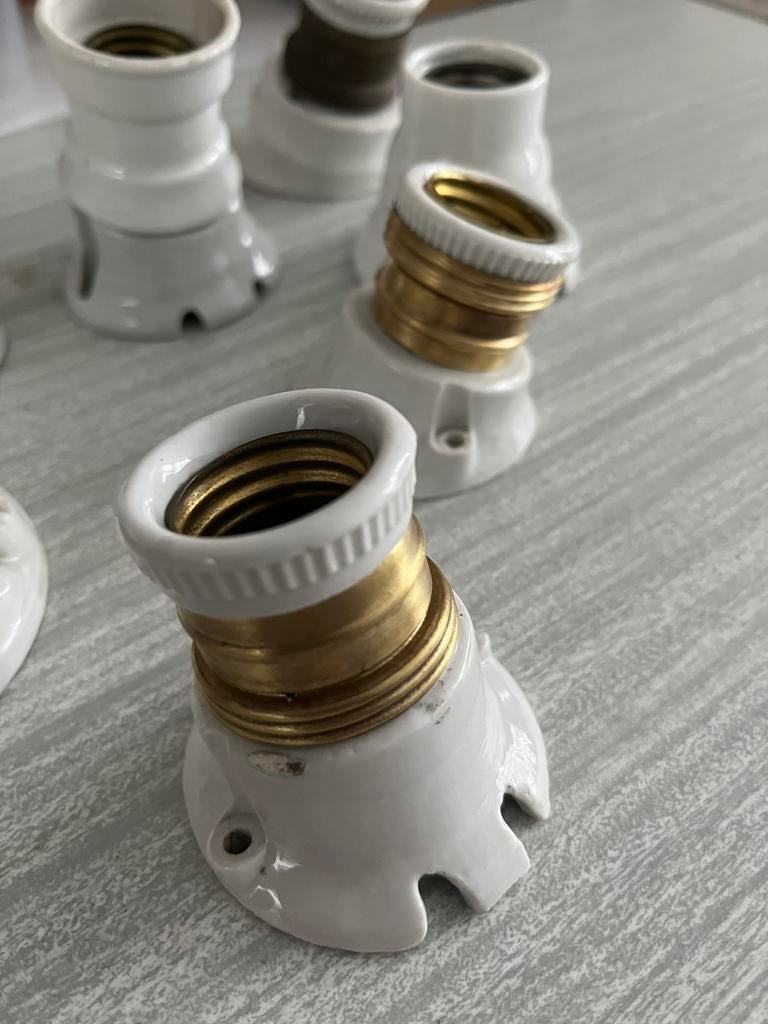 Porseleinen lamphouders, Ophalen, Zo goed als nieuw