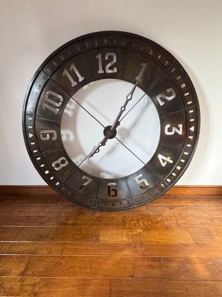 Grande horloge murale, Enlèvement, Comme neuf, Analogique, Horloge murale