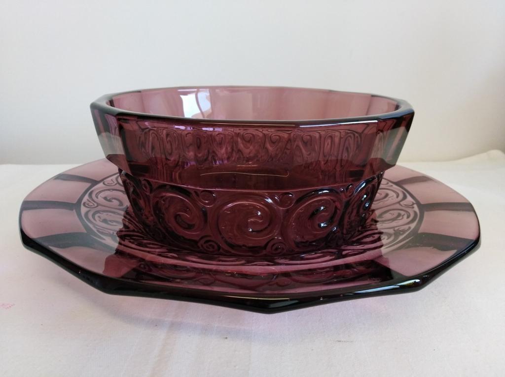 Val Saint Lambert - Luxval de la série « Rosette ». Vers 193, Antiquités & Art, Enlèvement ou Envoi