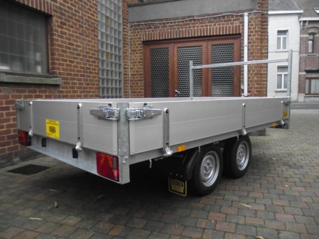Nieuwe plateau aanhangwagens 3,4 x 2m, te 9300 Aalst, Ophalen