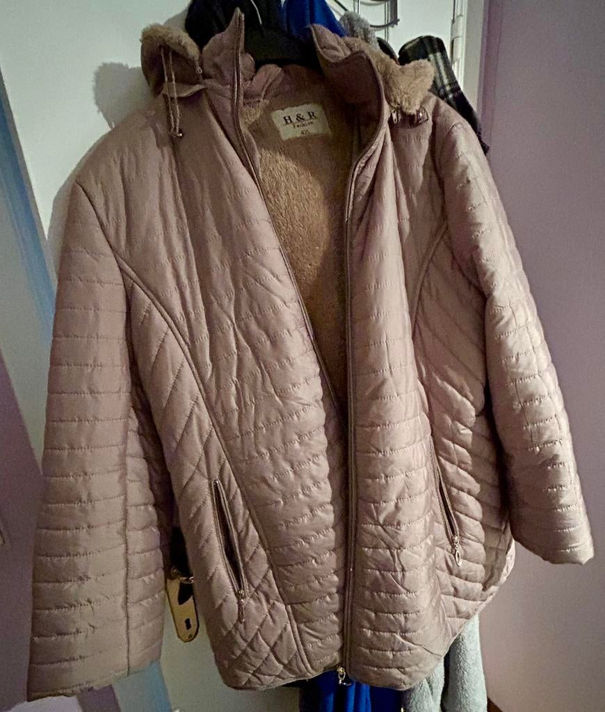 Bel anorak doublée Teddy, Enlèvement ou Envoi, Comme neuf, Rose