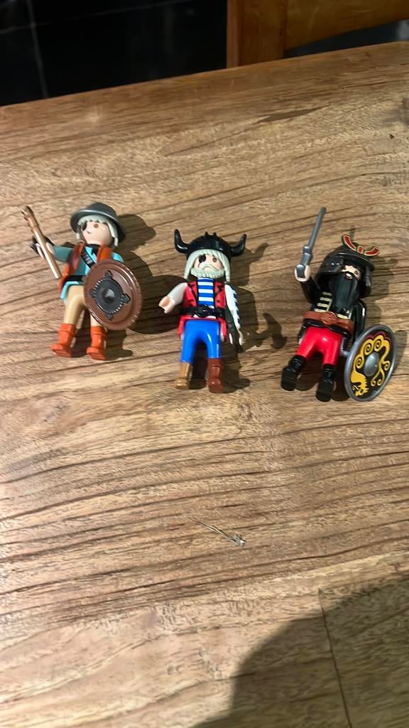 Playmobil 3 vikings, Kinderen en Baby's, Speelgoed | Playmobil, Ophalen of Verzenden, Zo goed als nieuw