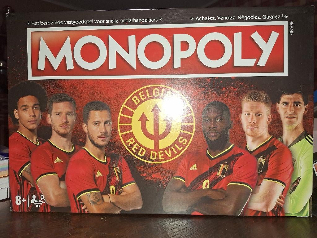 Monopoly - Belgian Red Devils, Cinq joueurs ou plus, Enlèvement ou Envoi, Comme neuf, Hasbro