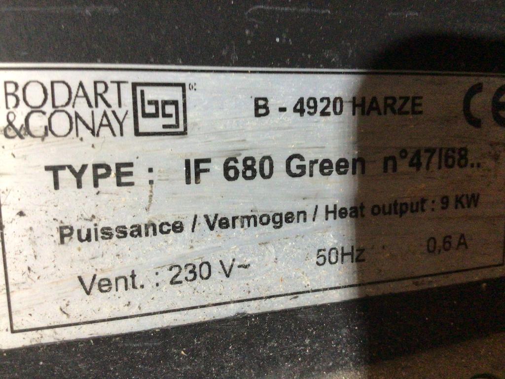 Poêle encastré Bodart & Gonay, Enlèvement, Utilisé