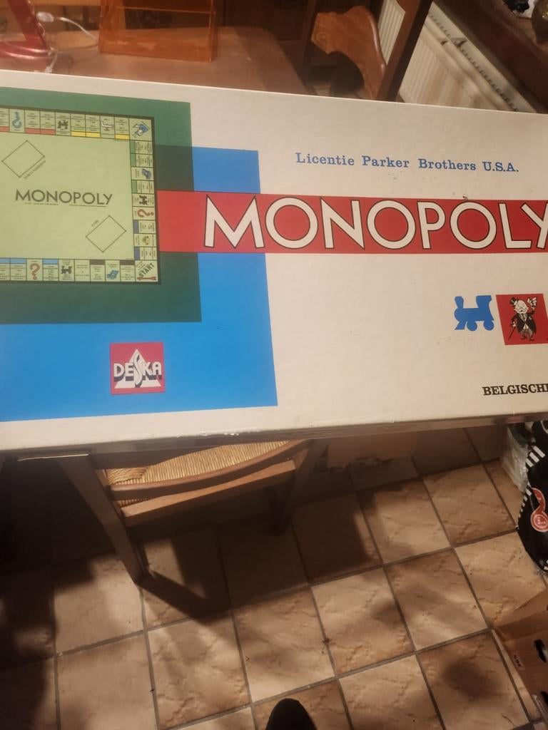 Monopoly antieke belgisch spel,in zeer goede staat, Antiek en Kunst, Ophalen