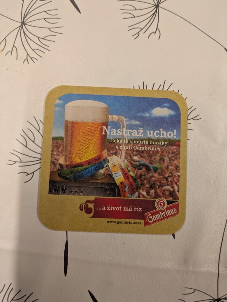 Gambrinus tour 2008, Verzamelen, Ophalen of Verzenden, Zo goed als nieuw, Viltje(s)