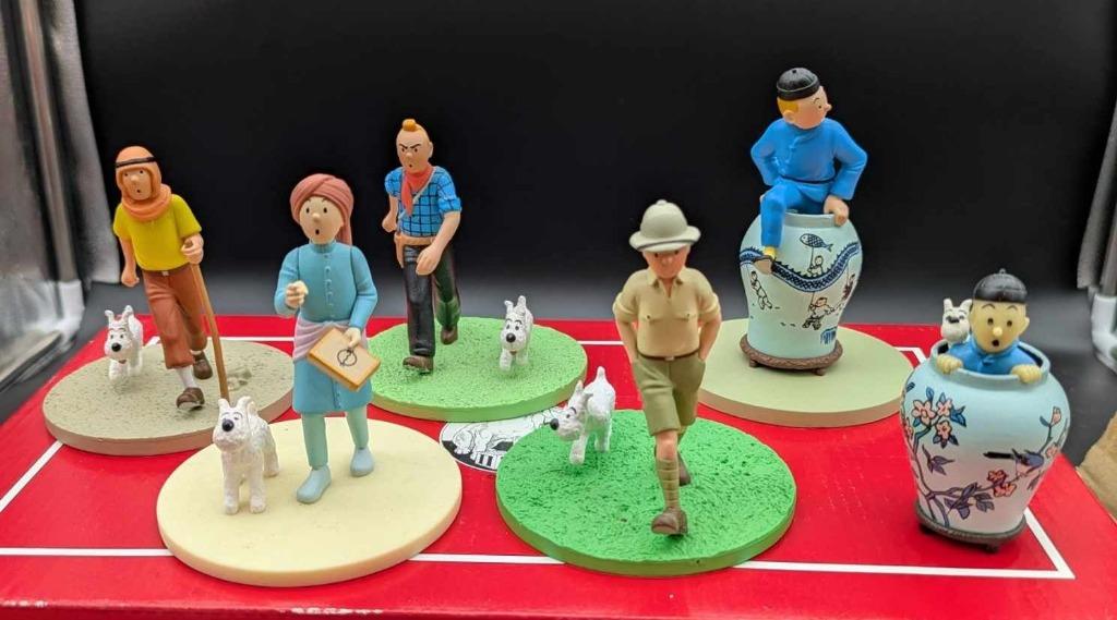 Tintin figurines Dioramas scènes cubes, Enlèvement ou Envoi, Comme neuf