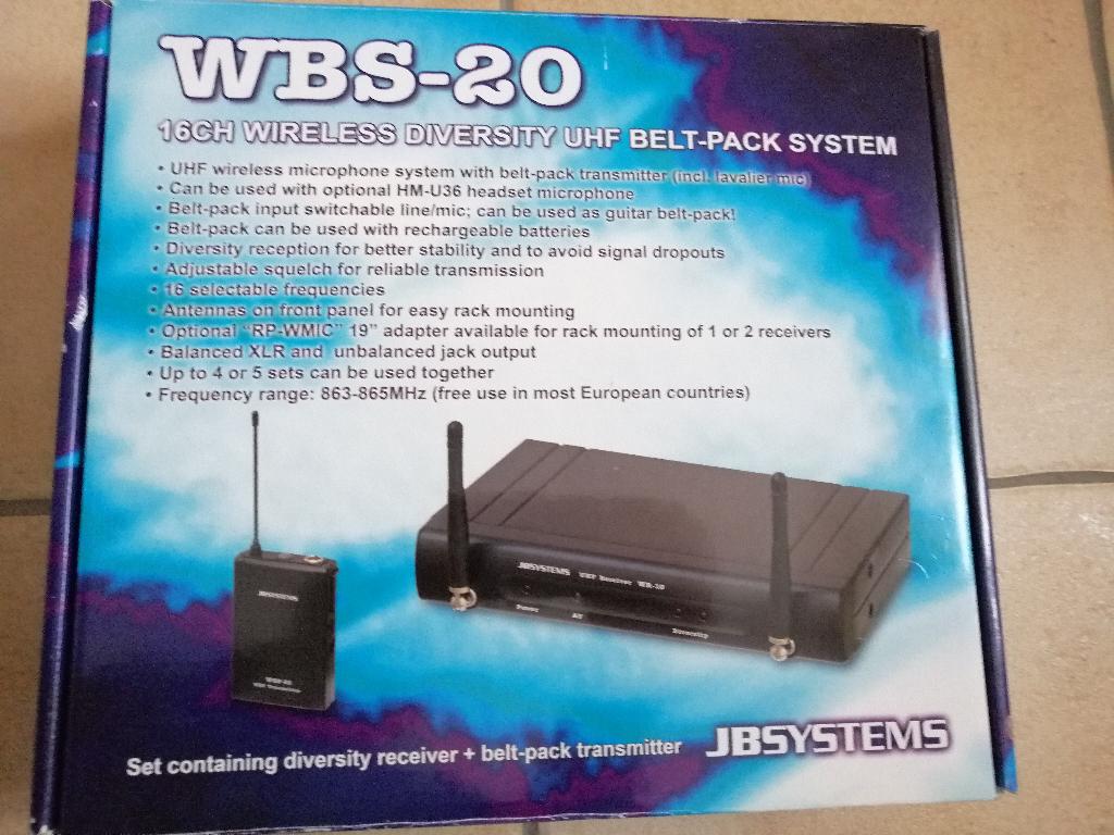 Draadloze micropack WBS-20, Ophalen, Nieuw, Overige typen, Draadloos