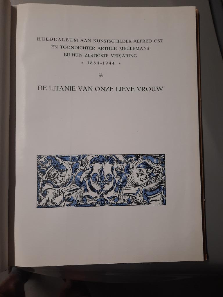 De Litanie van Onze Lieve Vrouw, kunstboek 1944, Boeken, Kunst en Cultuur | Beeldend, Schilder- en Tekenkunst, Ophalen of Verzenden