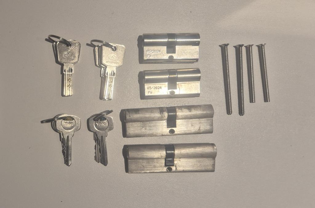 Cylindres de porte 30/30 sécurité et 45/50 standard, Bricolage & Construction, Serrurerie de bâtiment & Dispositif de fermeture