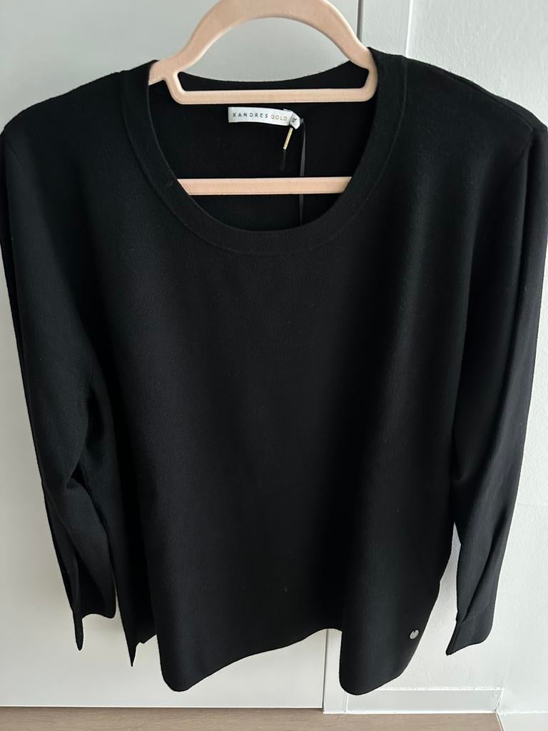 Nieuwe pull Xandres Gold, Ophalen of Verzenden, Nieuw, Zwart, Trui of Vest