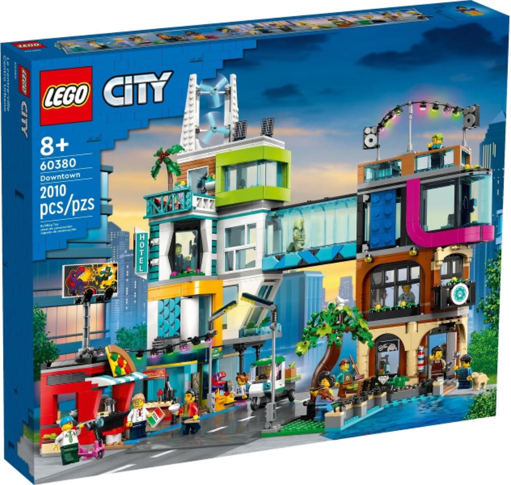 LEGO 60380 Downtown – Nieuw in doos – Retired – 2010 stukjes, Kinderen en Baby's, Speelgoed | Duplo en Lego, Nieuw, Lego, Complete set