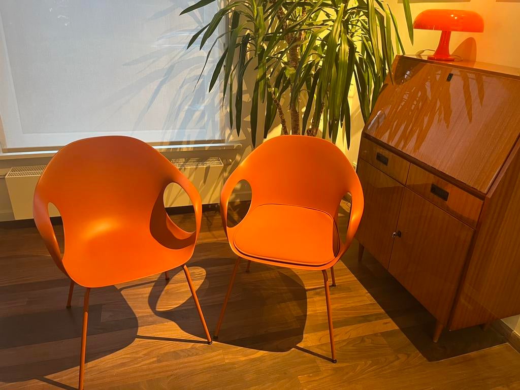 Stoelen kristalia elephant stoel outdoor 6 stuks, Enlèvement, Comme neuf, Métal