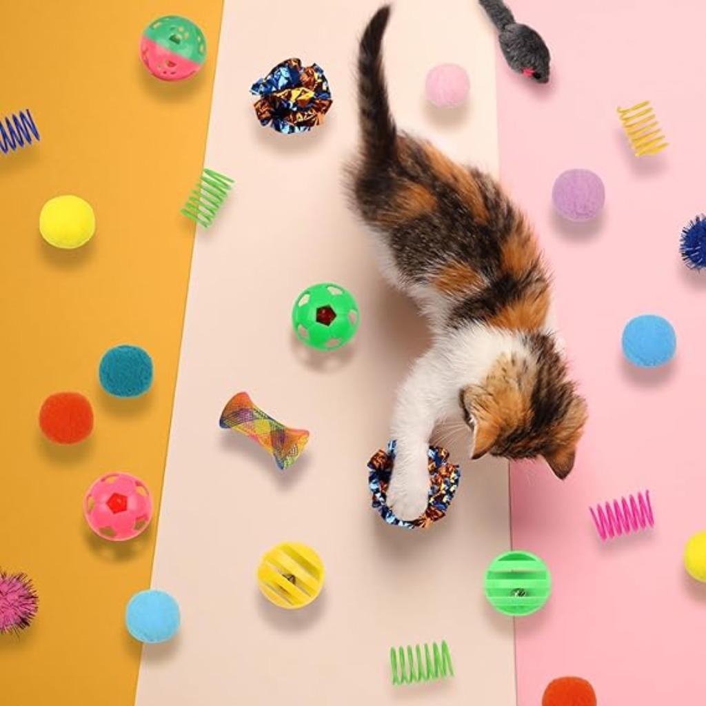 60 stuks kattenspeelballen SNELLE GRATIS LEVERING, Dieren en Toebehoren, QUOZUO, Overig speelgoed, -, Verzenden