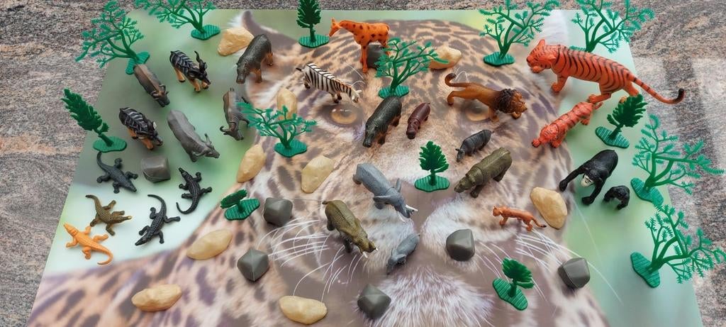 Set wilde dieren in perfecte staat., Ophalen of Verzenden, Zo goed als nieuw