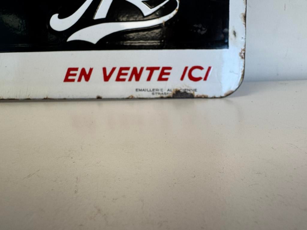 Adolphe Lafont emaille reclamebord, Ophalen of Verzenden, Gebruikt, Reclamebord