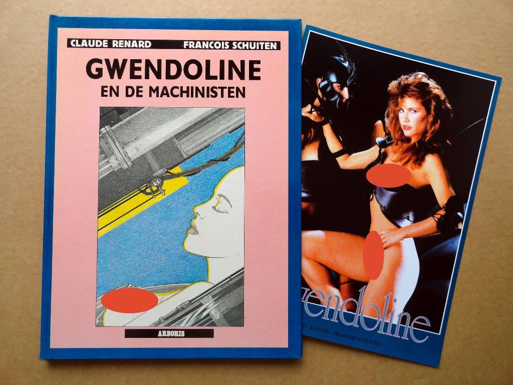 Gwendoline en de machinisten - Schuiten - EO1984 - Arboris, Livres, BD, Envoi