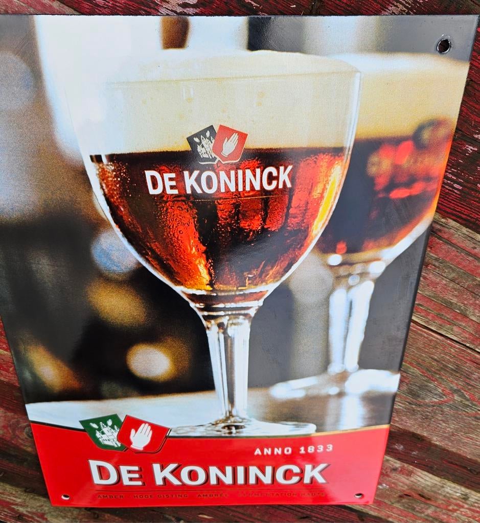 Planche émaillée De Koninck NEUVE
Il s'agit d'une plaque en, Collections, Marques de bière, De Koninck, Enlèvement ou Envoi