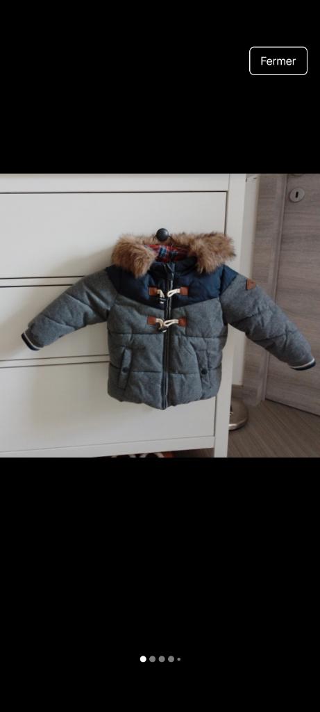 Veste doudoune hiver enfant, Garçon, C& A, Comme neuf, Enlèvement