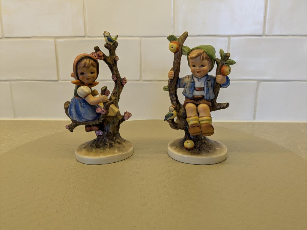 Hummel / Goebel “Apple Tree Boy & Apple Tree Girl” 15 cm, Antiek en Kunst, Ophalen of Verzenden