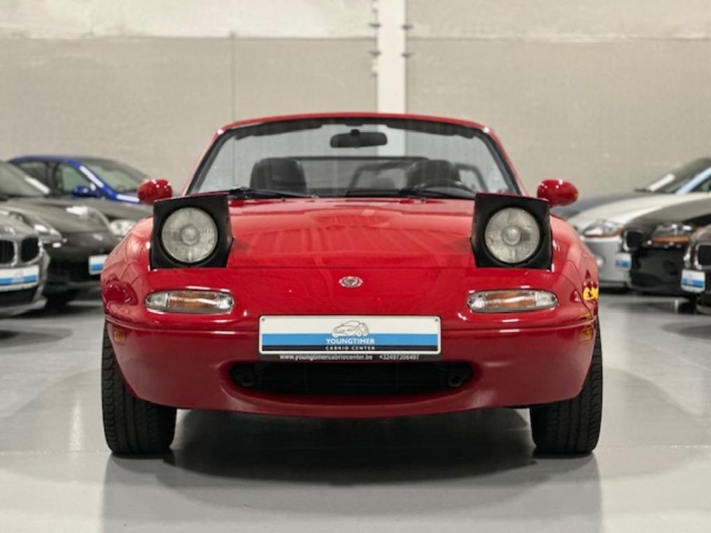 Mazda MX-5 1.6i 16v NA | Sportuitlaat | Leder | Mooie staat, Autos, Achat, Entreprise, Boîte manuelle, Noir
