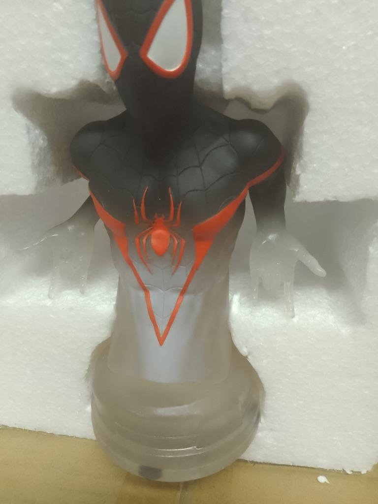 spiderman miles morales marvel resin bust 336/750!+certific, Envoi, Neuf, Film, Statue, Réplique ou Modèle