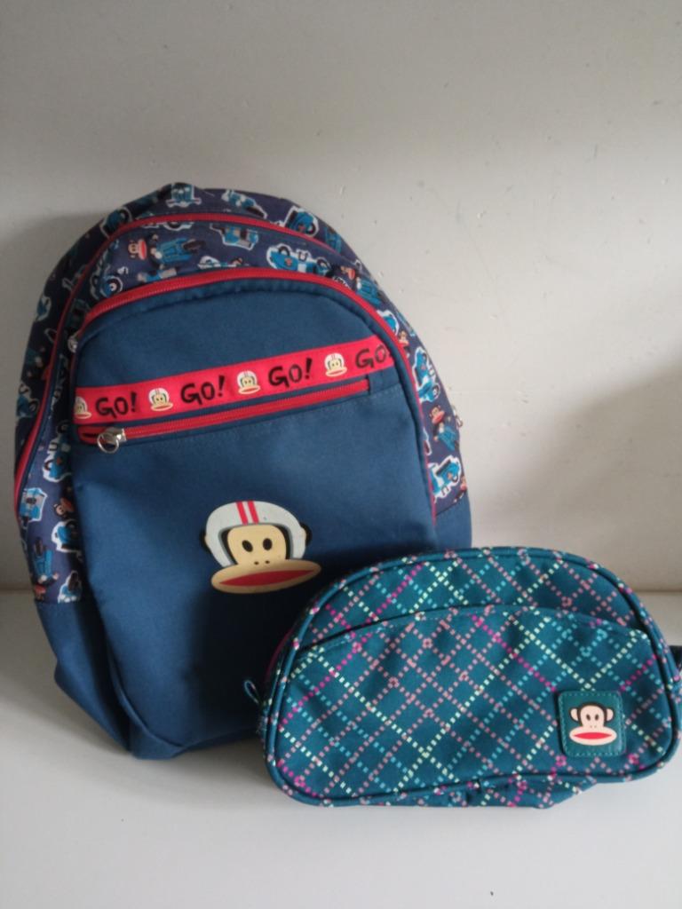 Rugzakje + toilettas Paul Frank, Diversen, Schoolbenodigdheden, Ophalen, Gebruikt