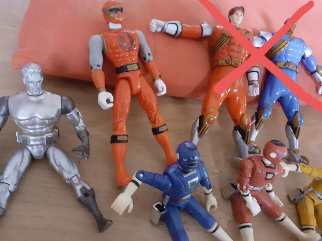 JOUETS POWER RANGERS 4 EUROS PIECE, Enlèvement, Utilisé