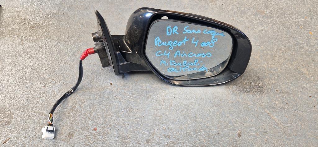 Rétroviseur DROIT CITROEN C4 AIRCROSS PEUGEOT 4008 OUTLANDER, Enlèvement, Mitsubishi