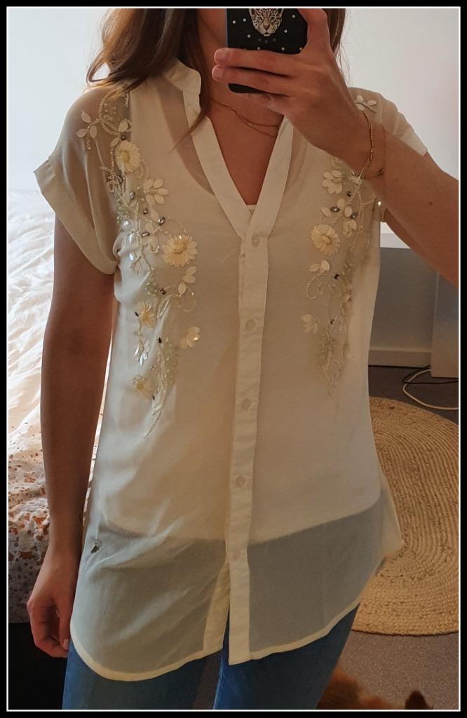 Witte top 'Fracomina', Kleding | Dames, Maat 38/40 (M), Fracomina, Wit, Ophalen of Verzenden